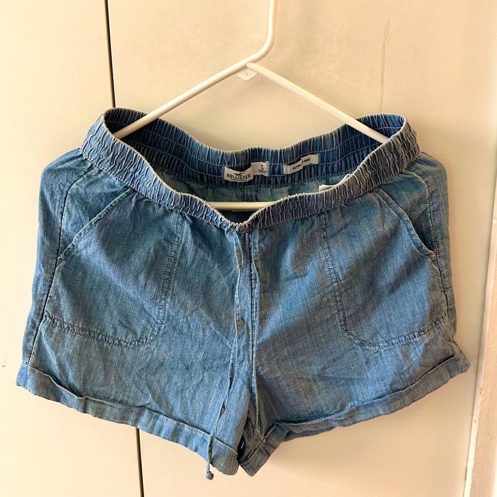 Linen blend short